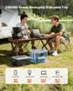 Extra Battery for Portable Power Station, 2160Wh LiFePO4 Extra Expansion Battery with 3 Output Ports for Home Use, Outdoor Camping, Road Trips, RVs,