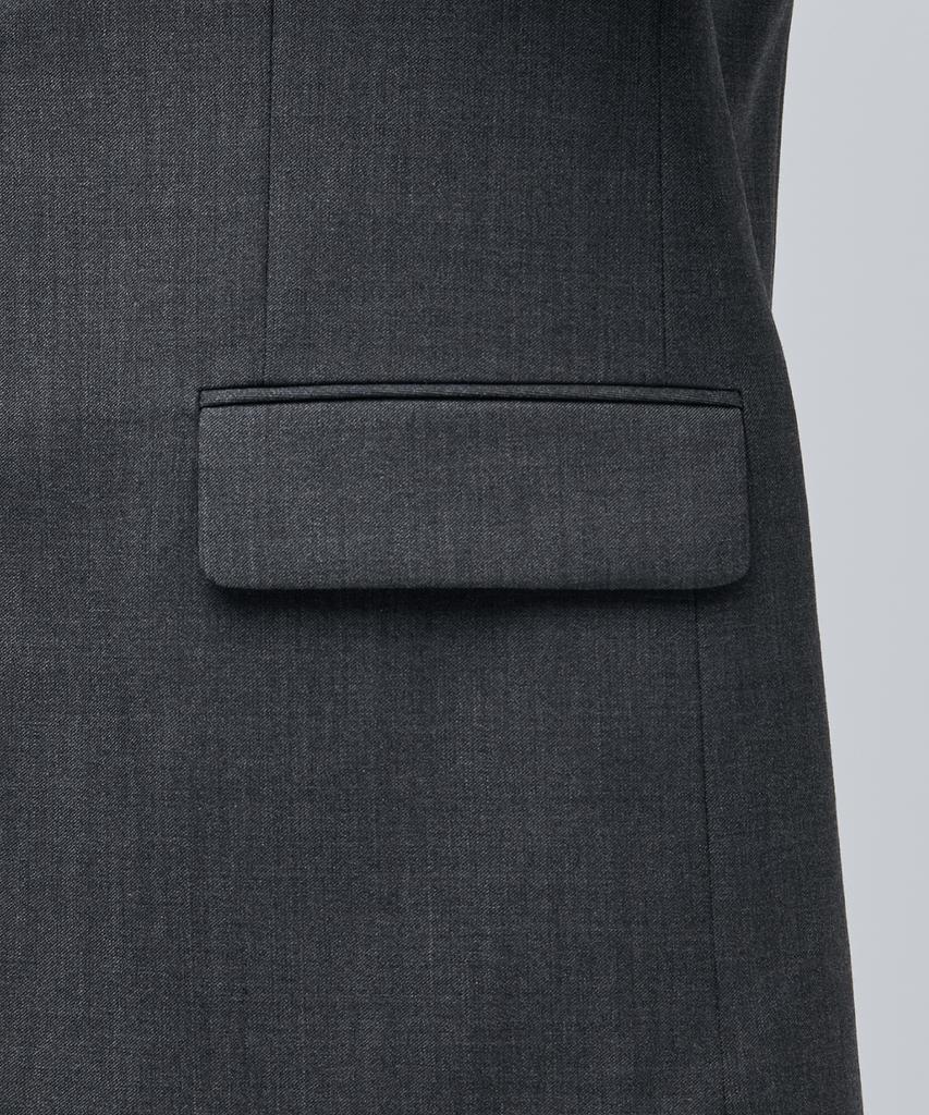 Musinsa Standard Wool Blend Oversized Blazer [Medium Grey]