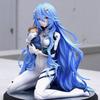 Rei Ayanami Lange Haare Kniende Pose Evangelion Neue Kinofassung Anime Figur Modell Ornament Tolles Geschenk Für Anime Fans