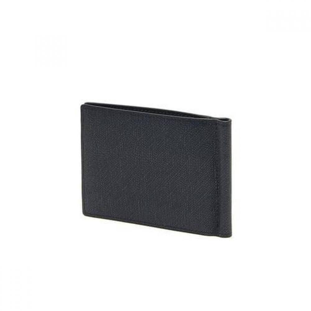 Daks Money Clip Black Leather Dd Logo Dbwa4e324bk