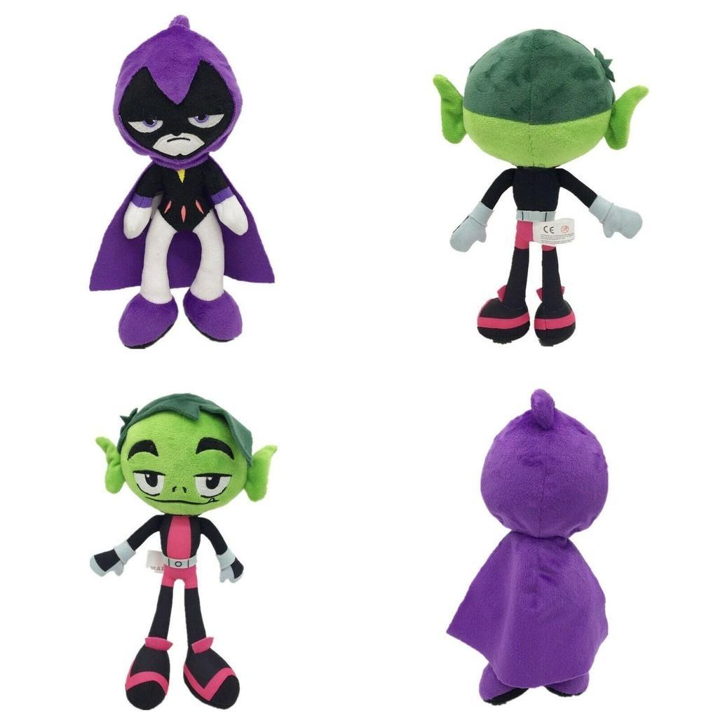 Entzückende 10-Zoll Teen Titans Go Plüschtiersammlung mit Robin Raven Cyborg