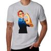 Rosie The Riveter Retro Style Design T-Shirt Summer Clothes Korean Fashion Funny T Shirts for Men