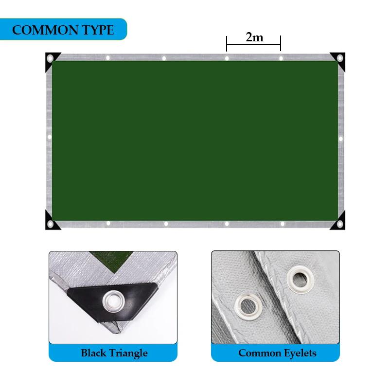 0.32mm PE Tarpaulin Rainproof Cloth Outdoor Garden Plant Shed Boat Car Truck Canopys Pet Dog House Cover Waterproof Shading Sail