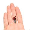 1/64 Accident Scale Doll Figures for Collectibles Ornament Micro Landscape Desktop Decor Railway