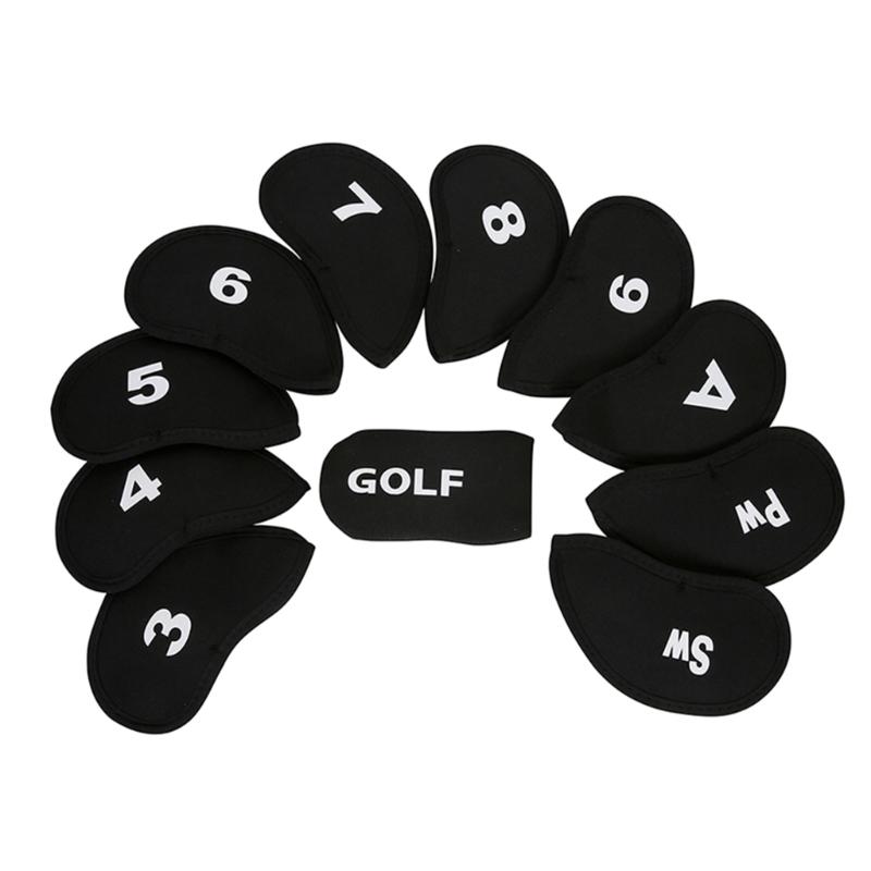 

Golfs Iron Headcover Golfs Club Cover Golfs Putter Protective Guard Head Protective Cover for Drivers Golfs Head Cover чёрный