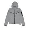Αθλητικό Φούτερ με Φερμουάρ Tech Fleece Γκρι Μελιτζανί/Μαύρο