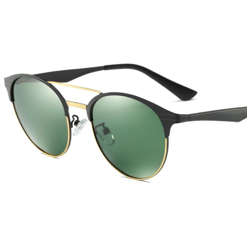 Kolorowe okrągłe ramki mężczyźni kobiety moda spolaryzowane okulary przeciwsłoneczne klasyczne okulary przeciwodblaskowe okulary do jazdy na świeżym powietrzu okulary UV400