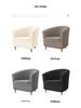 Thick Twill Non-Slip Semi-Circular Sofa Cover for Home or Hotel