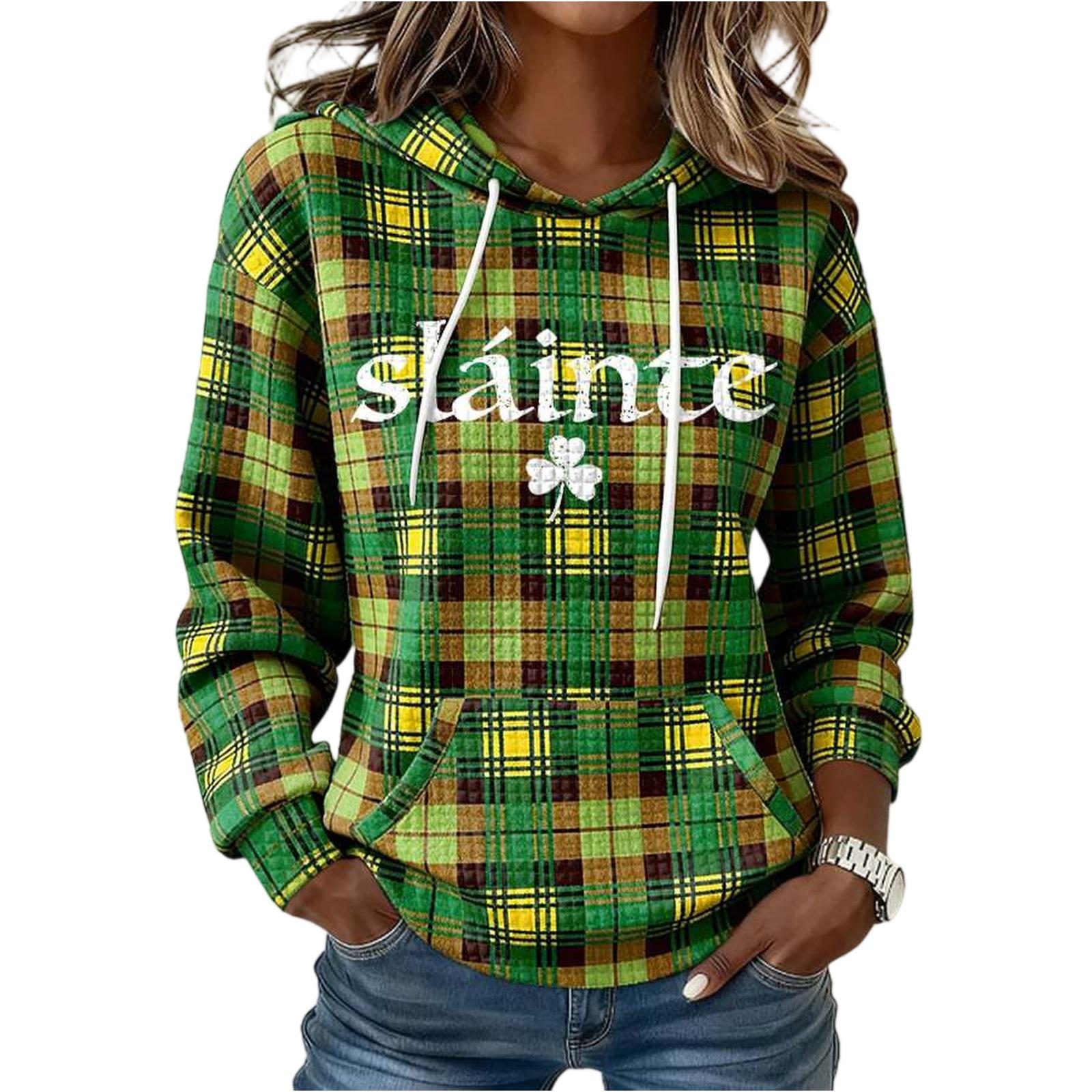 

Women s R-neck Long Sleeve Top Hooded Pullover XL