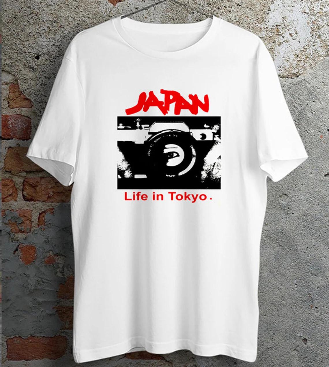 Life In Tokyo Japan Band White T-Shirt Cotton All Size Unisex TH445 XL