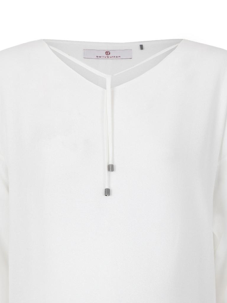Damska Bluzka Z Rękawem 3/4 Ciążowa Ecru Bellybutton Maternity