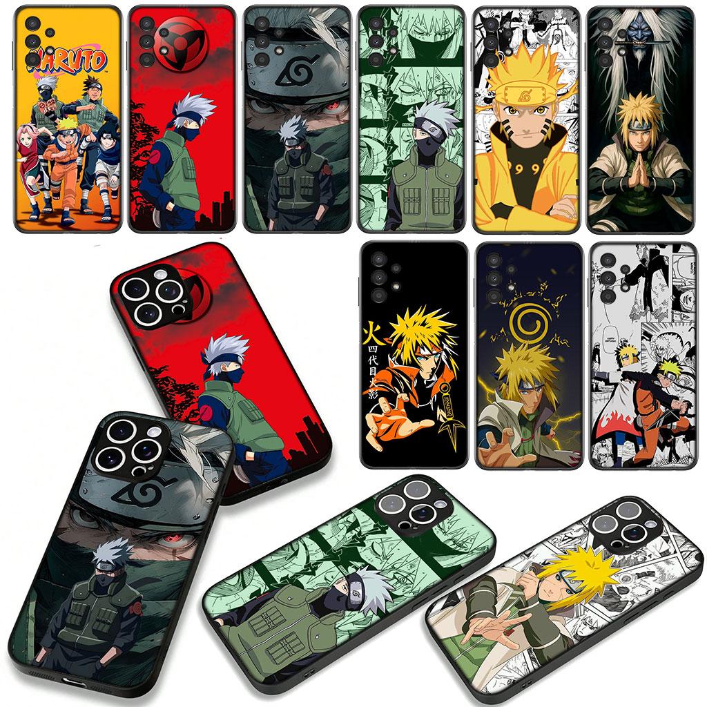 for Samsung Galaxy S25 S24 S22 S23 FE Ultra Plus A56 A05 A06 A15 A16 A55 S7 Edge Phone Case Narutos Namikaze Minato Kakashi