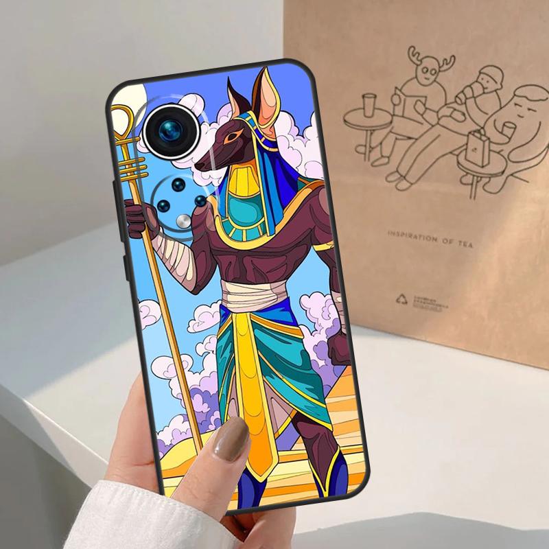 

Egypt Nefertiti Anubis Ankh Case For Honor Magic 8 Pro 5 6 7 Lite Honor 400 200 Pro X9c X9b X9a X8a X8b 50 70 90 Cover Honor 70 Lite
