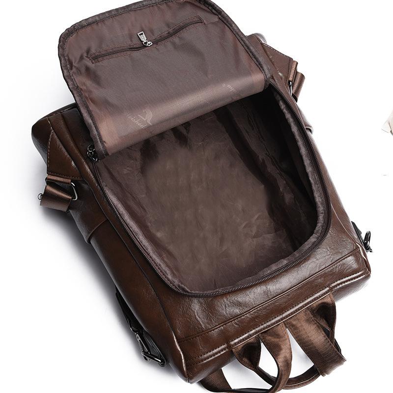 Dual-shoulder Bag, Casual Large Capacity Backpack, Single-shoulder Bag, Fashionable Student Travel Bag