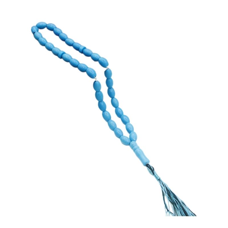 

33 Elliptical Acrylic Beads For Bracelet Making Lightweight Shatterproof Material With Multiple Color Options озеро синього кольору