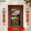 2026 New Year Decorations: Horizontal Paper Banner for Doorways - Perfect for Spring Festival, Shops, Classrooms, and Kindergartens