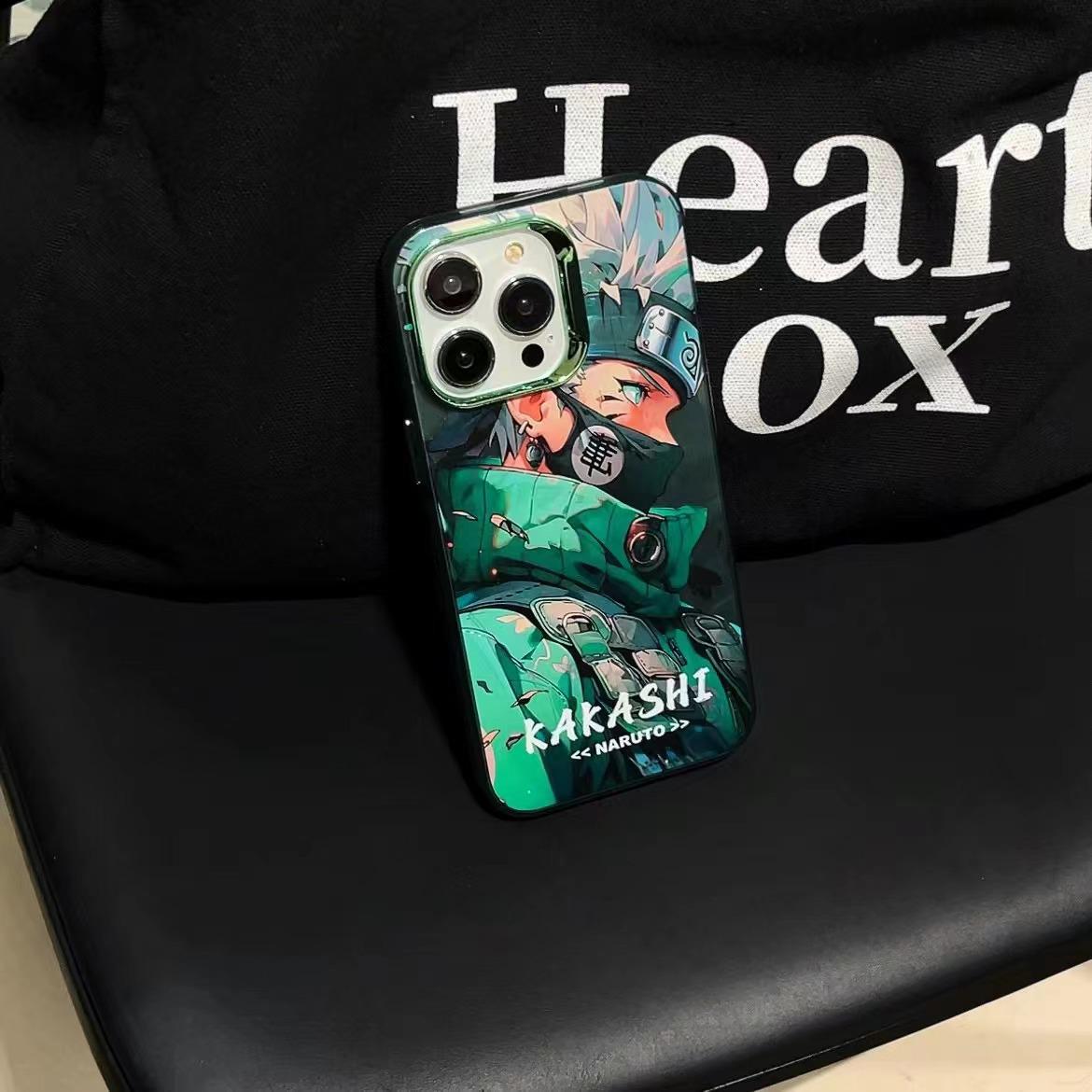 

Чехол для iPhone 16 Pro Max Наруто - подходит для Apple 12/11, 14 Pro/13 с дизайном Какаши iPhone 12/12 Pro