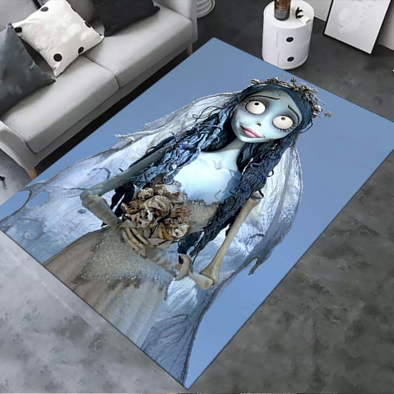 

2025 New Corpse Bride Carpet Rug for Living Room Bedroom Home Sofa Decoration,Kids play Non-slip Floor Mat19 40x60cm( 15x23in )