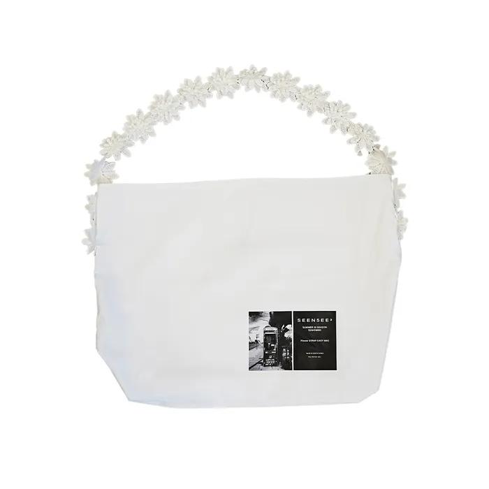 Flower STRAP EASY BAG (White)