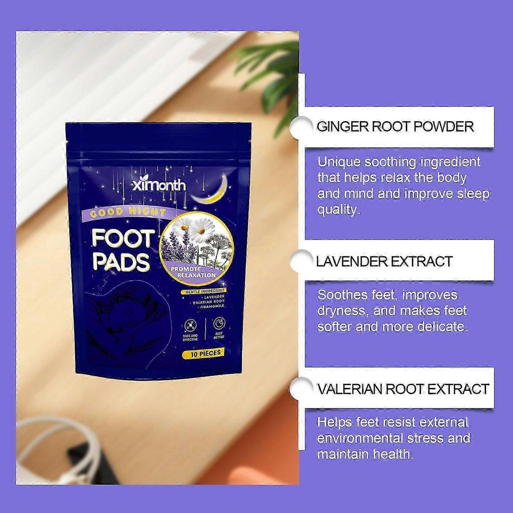 Ximonth Sleep Care Foot Patches Gentle And Soothing, Comfortable Nighttime Sleep, Breathable Care Patches_cd1