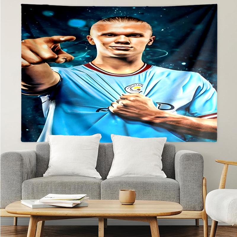 Haaland Tapestry Hanging for Bedroom,Livingroom, Playroom,Decor Art Room Wall Tapestry Holiday and Birthday Gifts