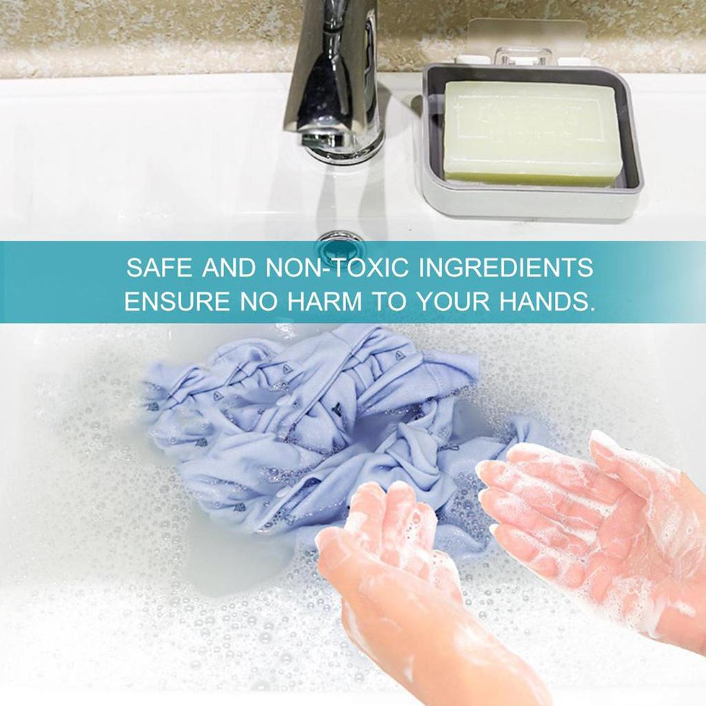 Naturlig tvättsåpa Tvättsåpa för underkläder Kraftfull fläckborttagare Djuprengörande kläder Tar bort lukter och fläckar