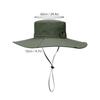 Bucket Hat Wide Brim UPF50+ Breathable Water Repellent with Adjustable Drawstring Sun Hat for Men Hiking Camping Beach OD Green 
