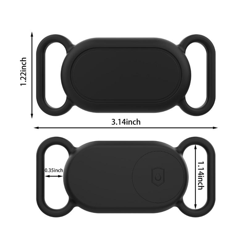 Suitable for Smarttag 2 Protective Case Silicone Keychain Pet Dog Tracker Locator Positioning Housing Anti-Scratch Cover