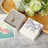 24pcs Bow Jewelry Boxes Necklaces Earring and Ring Jewelrys Display Case Cardboard Storage Box Valentine's Day Jewelry Packaging