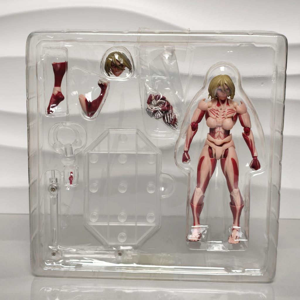 Attack On Titan Figure Revoltech Female Titan Action Figures Amazing Yamaguchi Anime Action Figures Model Collection Toy