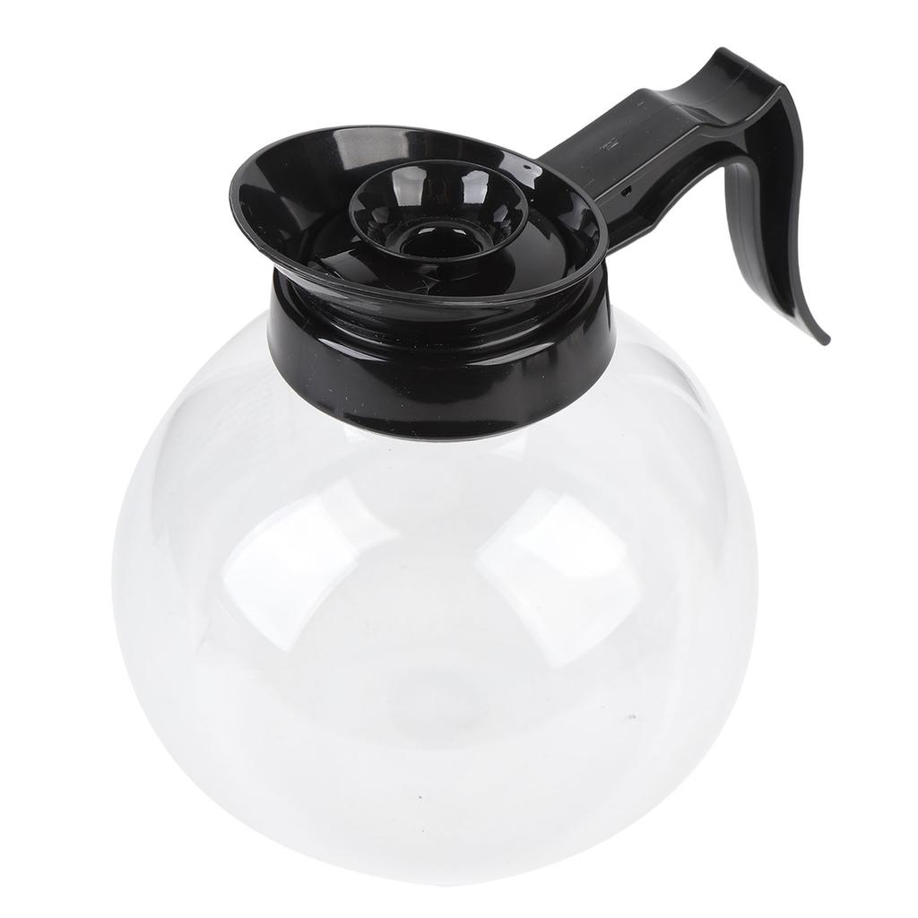 1.8L Coffee Pot High Borosilicate Heat Proof Glass Coffee Decanter Carafe for Travel Picnics Outdoor Activities