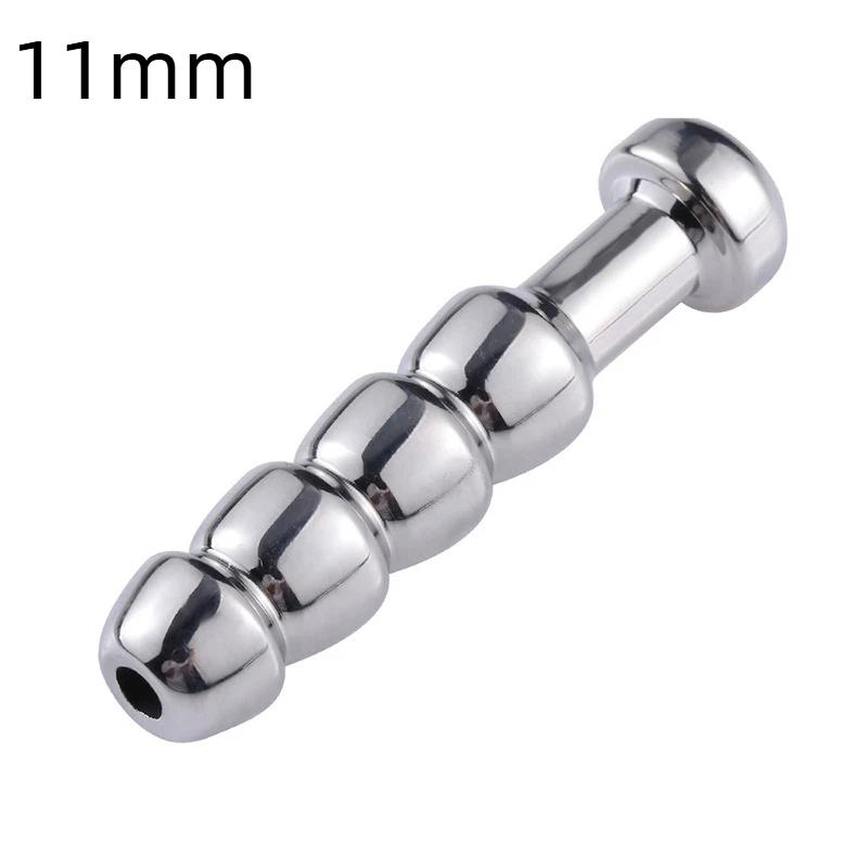 Urethral Dilatation Metal Catheters Anal Beads For Male Sex Toy Butt Plug 5/6/7/8/9/10/11Mm Penis Stimulation Horse Eye Stick