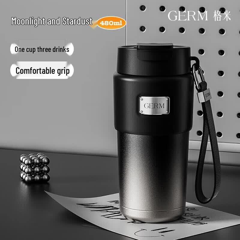 Germ Double-Drink Insulated Coffee Mug