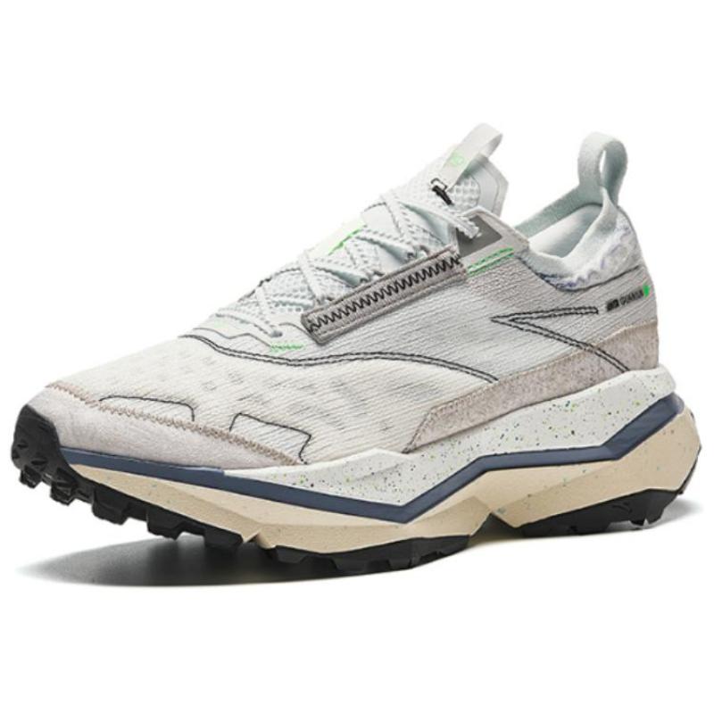 Anta Anti-Slip Wear-Resistant Low-Top Running Shoes Men's White Gray Sneakers 112416610A-1