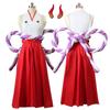 Anime Yamato Nico Robin Kimono Vest and Pants Set Cosplay Costume with Waist Rope and Headdress Uniform Women Carnival Party Sui