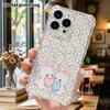 Phone Case: 2D Flat, Suitable for iPhone 18, 17, 16, 15, 14, 13 Pro, Transparent Corner Protection Case, Cute Little Heart Bunny, Christmas and Hallow