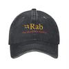 Rab Mountain People Washed Canvas Baseball Cap Classic Outdoor Adventure Hat for Unisex and Women