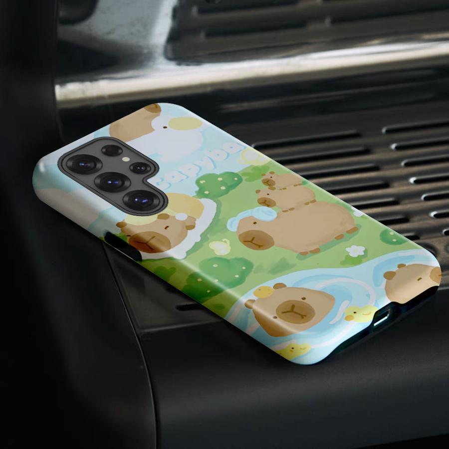 Capybara Cute Cool Soft Cover Capa Phone Case for Samsung Galaxy S25 A16 S25Ultra A36 S20 FE S23 S24 Ultra A56 S23Ultra A26