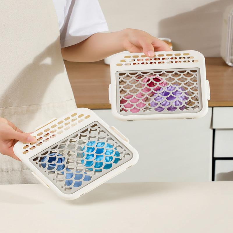 Silikon Netzbox Spülmaschinen Besteckkorb Flaschenteile Aufbewahrungskörbe Aufbewahrungskörbe Utensil Baby- und Spielzeugzubehör