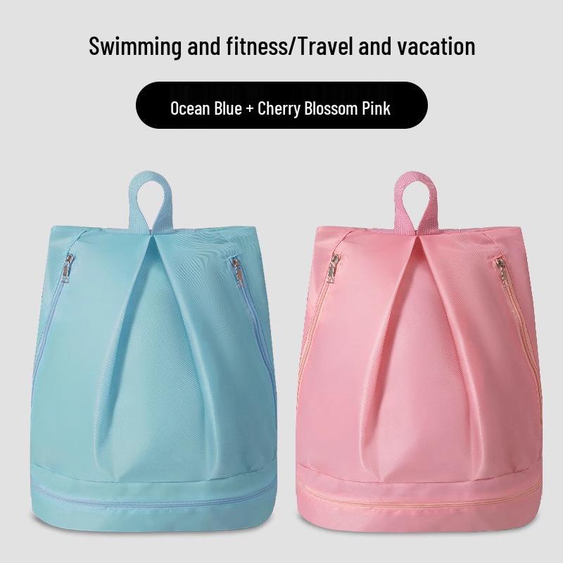 Waterproof Wet/Dry Separation Swimming Backpack for Travel and Fitness Storage