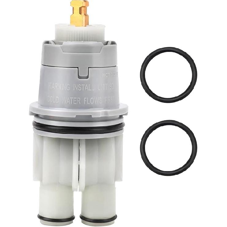 RP46074 Shower Valve Cartridge for Delta Single Handle Shower and Tub 13/14 Series Faucets, Universal Valve Cartridge Assembly, White-1PCS (RP46074) RP46074