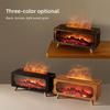 USB Simulated Fireplace Flame Humidifier & Night Light for Home & Bedroom
