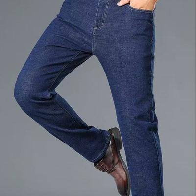 Junge Männer Slim Stretch Jeans Gerade Männer Hohe Taille Junge Männer Mode Herrenhosen Jeanshosen