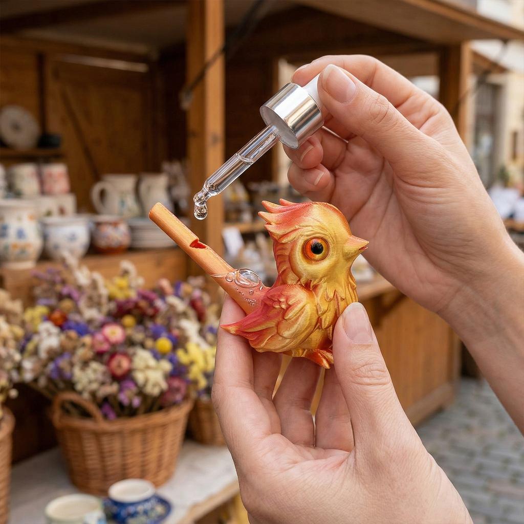 6Pcs Realistic Animals Models PVC Creative Simulated Bird Whistle 3D Printing Musical Instrument for Home Office Decor