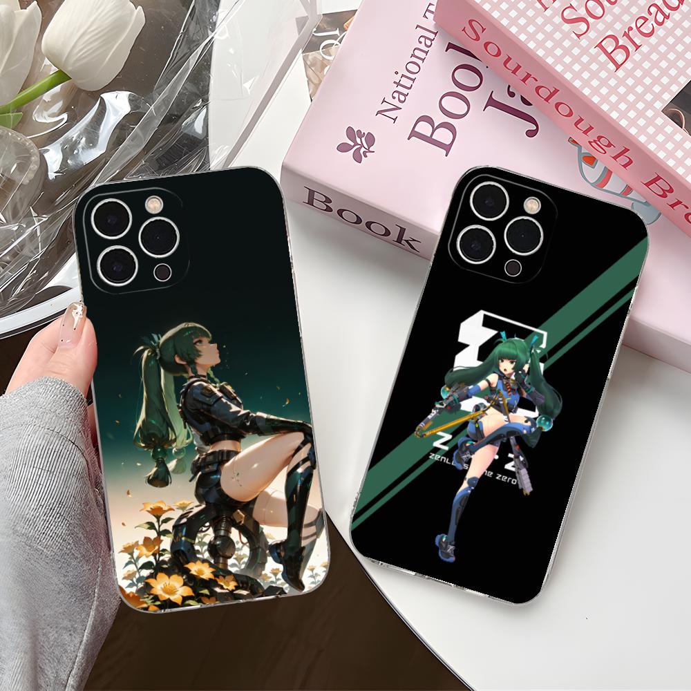 Zenless Zone Zero QingYi Phone Case for iPhone 17 16 15 14 13 12 11 X XR XS Air Pro Max Plus Mini Clear Colorful Cover Luxury