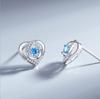 925 Silver Star Stud Earrings AAA Zircon High Quality For Women Earring Wedding Fashion Jewelry Accessories Party Gift