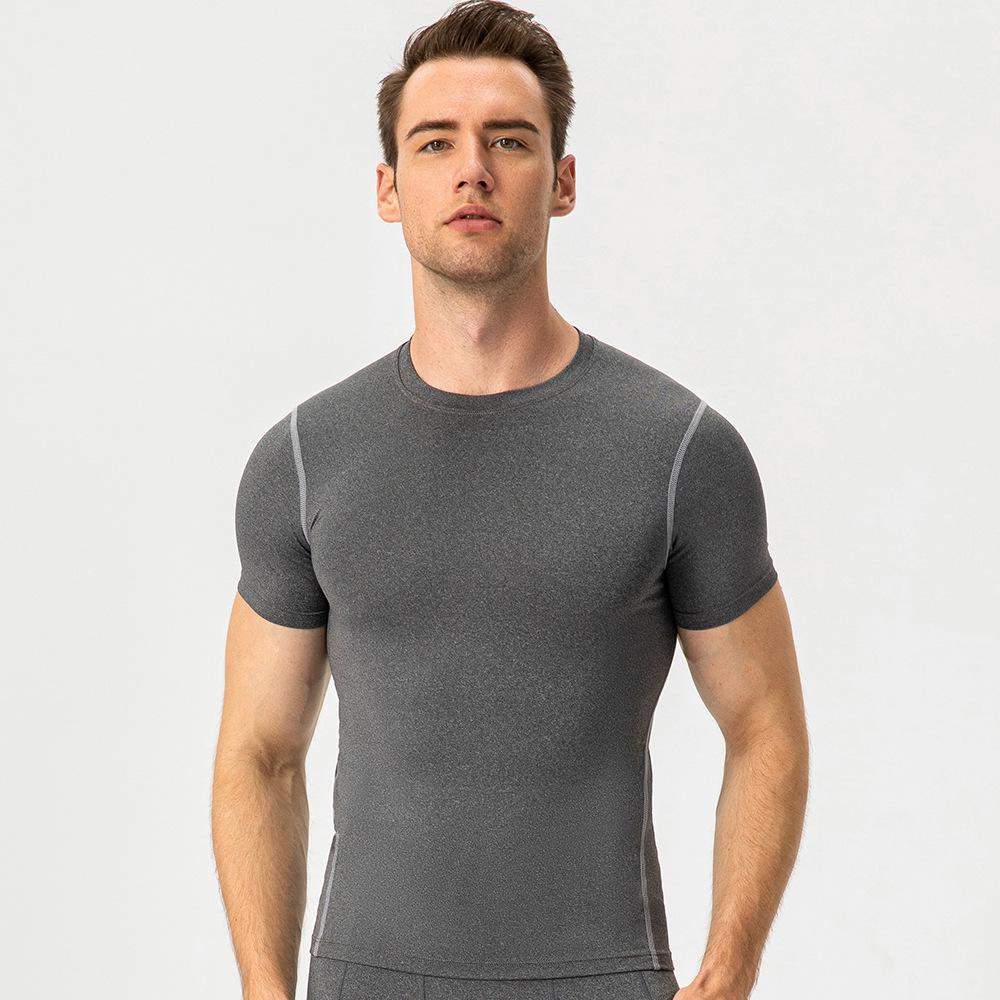 Men's Quick-Dry Elastic Training T-Shirt - Short Sleeve Sportswear 1003