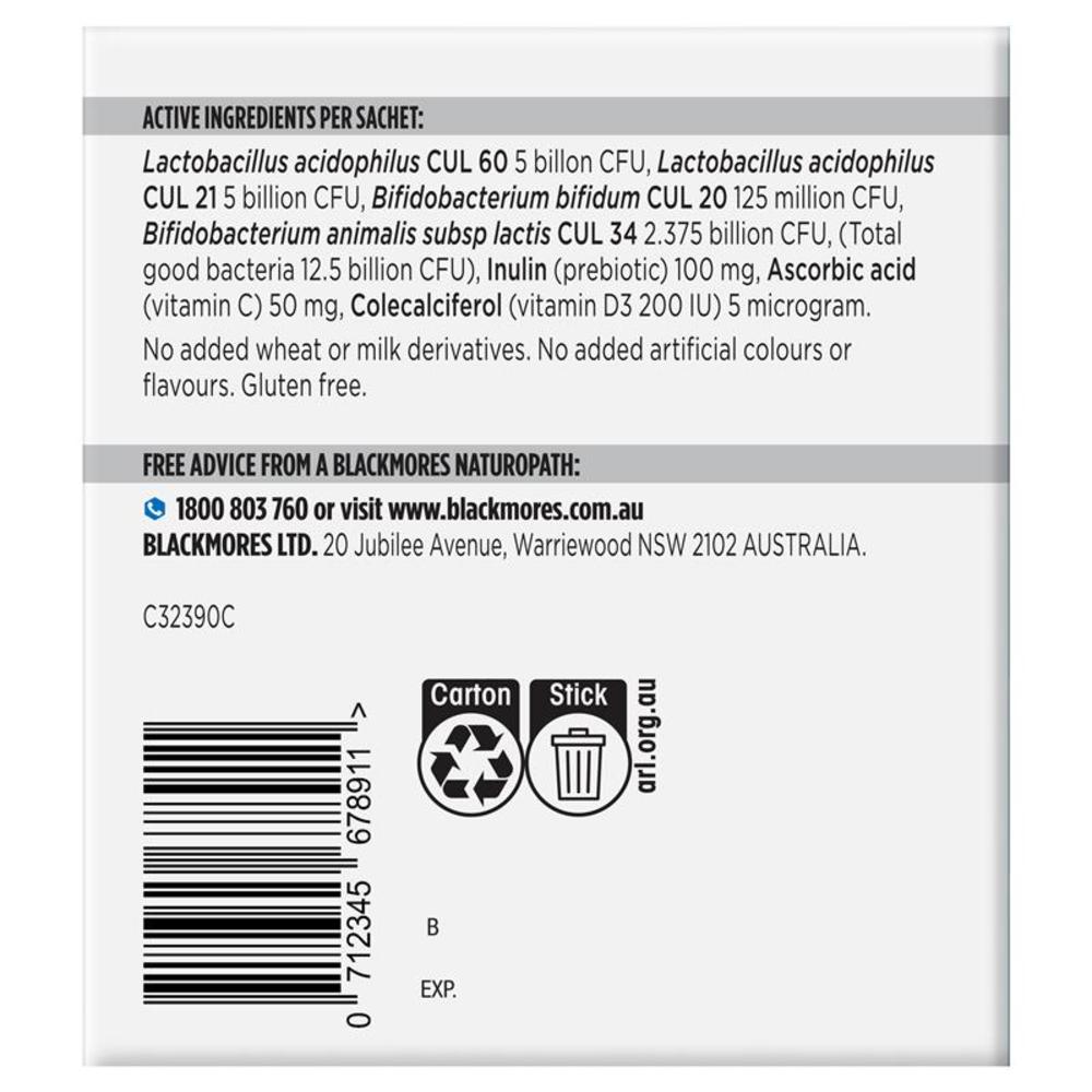 Blackmores Probiotics+ Kids Daily 30 x 1.3g Oral Powder Sachets