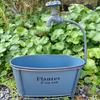 Green Ovals Planter With Decorative Spout High Leg Flower Stand Outdoor Planter For Garden Balcony