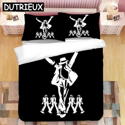 Michael Jackson 3D Bedding Set  Duvet Covers Pillowcases Cartoon Michael Jackson Comforter Bedding Sets Bedclothes Bed Linen